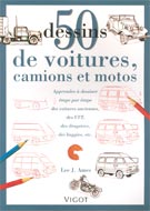 50 dessins de voitures, camions et motos
