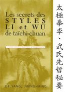 Les secrets des styles Li et Wu de taïchi-chuan