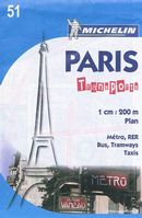 Paris Transports  51 - Carte ville loc.