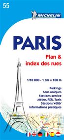 Paris Plan et Index rues 55 - Carte ville loc.