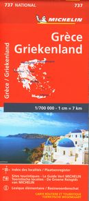 Grèce 737 - Carte Nationale N.E.