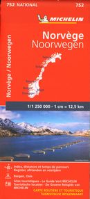 Norvège 752 - Carte Nationale N.E.