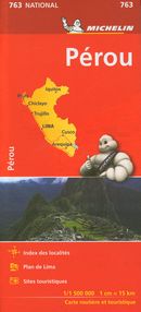Pérou 763 - Carte Nationale N.E.