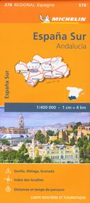 España Sur - Andalucia 578 - Carte régionale N.E.