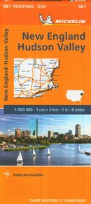 New England - Hudson Valley 581 - Carte régionale N.E.