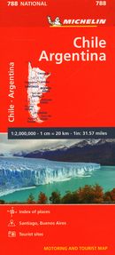 Chili - Argentine 788 - Carte Nationale N.E.