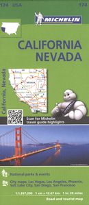 California Nevada 174 - Carte routière