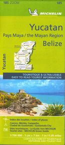 Yucatan et Pays Maya - Belize 185 - Carte zoom N.E.