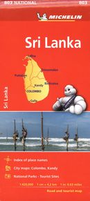Sri Lanka 803 - carte national N.E.