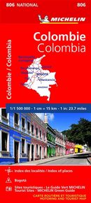 Michelin Colombia Map 806