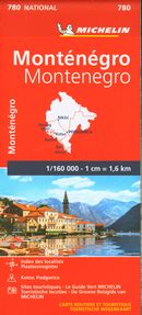 Monténégro 780 - Carte Nationale N.E.