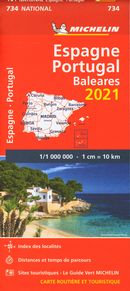 Espagne - Portugal 734 - Carte Nationale 2021