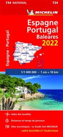 Espagne - Portugal 734 - Carte Nationale 2022