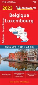 Belgique - Luxembourg 716 - Carte Nationale 2023