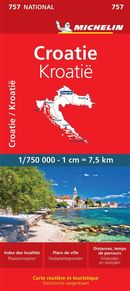 Croatie 757 - Carte Nationale N.E.
