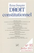 Revue française de droit constitutionnel No. 95/2013