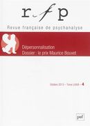 Revue française de psychanalyse No. 77/2013-4 - Dépersonnalisation