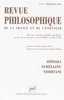 Revue philosophique de la France et de l'étranger 2/2014 - Spinoza, Schelling, Nishitani