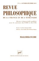 Revue philosophique de la France et de l'étranger 4/2015