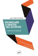 Vocabulaire d'analyse des activités 2e éd.