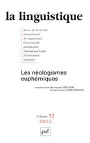 La linguistique No. 52-2/2016 - Les néologismes euphémiques
