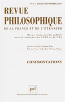 Revue philosophique de la France et de l'étranger 3/2016 - Confrontations