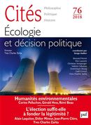 Cités No. 76/2018 - Ecologie et décision politique