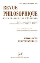 Revue philosophique de la France et de l'étranger 3/2018