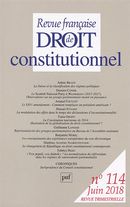 Revue française de droit constitutionnel No. 114/2018