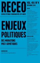 Revues d'études comparatives Est-Ouest No. 4/2018-49