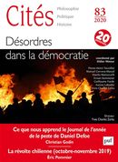 Cités No. 83/2020 - Désordres dans la démocratie