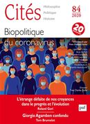 Cités No. 84/2020 - Biopolitique du coronavirus