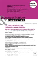 Communication & langages No. 205/2020 - Cultures numériques en Afrique francophone