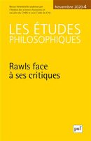 Les études philosophiques No. 4/2020 - Rawls face à ses critiques