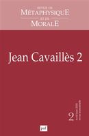 Revue de métaphysique et de morale No. 2/2020 - Jean Cavaillès 2