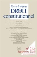 Revue française de droit constitutionnel No. 123/2020
