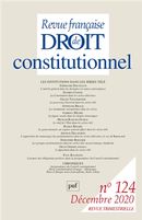 Revue française de droit constitutionnel No. 124/2020