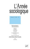 L'Année sociologique No. 71/2021-1