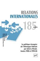 Relations internationales no. 185/2021