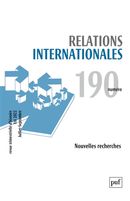 Relations internationales no. 190 (2022-2) - Nouvelles recherches