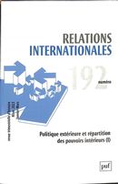 Relations internationales no. 192 (2022-4)