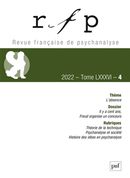 Revue française de psychanalyse No.4/2022 - L'absence