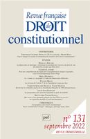 Revue française de droit constitutionnel No. 130/2022