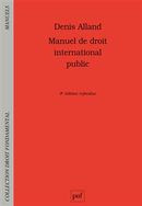 Manuel de droit international public - 9e édition