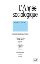 L'Année sociologique 2023-1