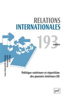 Relations internationales no. 193 (2023-1)