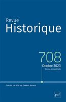 Revue historique 2023-4, no. 708