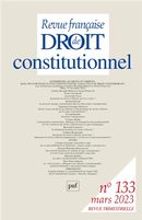 Revue française de droit constitutionel No. 133/2023