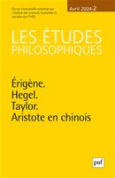 Études philosophiques 2024, no 2