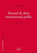 Manuel de droit international public N.E.